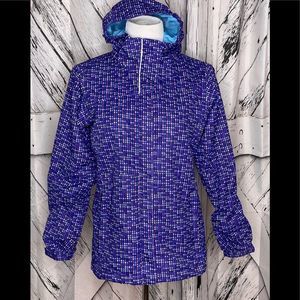 Columbia Hooded Rain Jacket Lightweight L